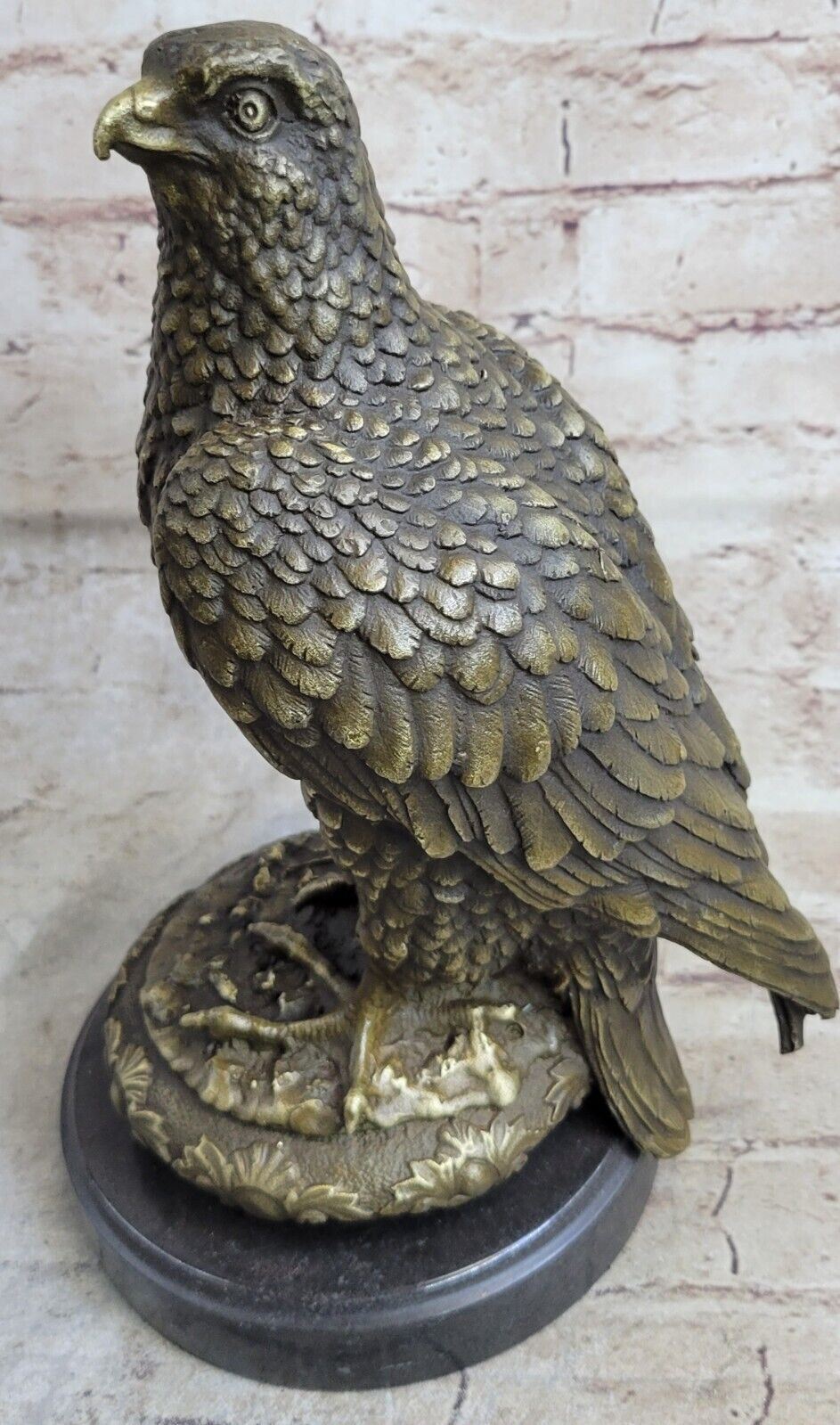 Bald Eagle large bronze sculpture,finest European casting Hot Cast Statue Sale