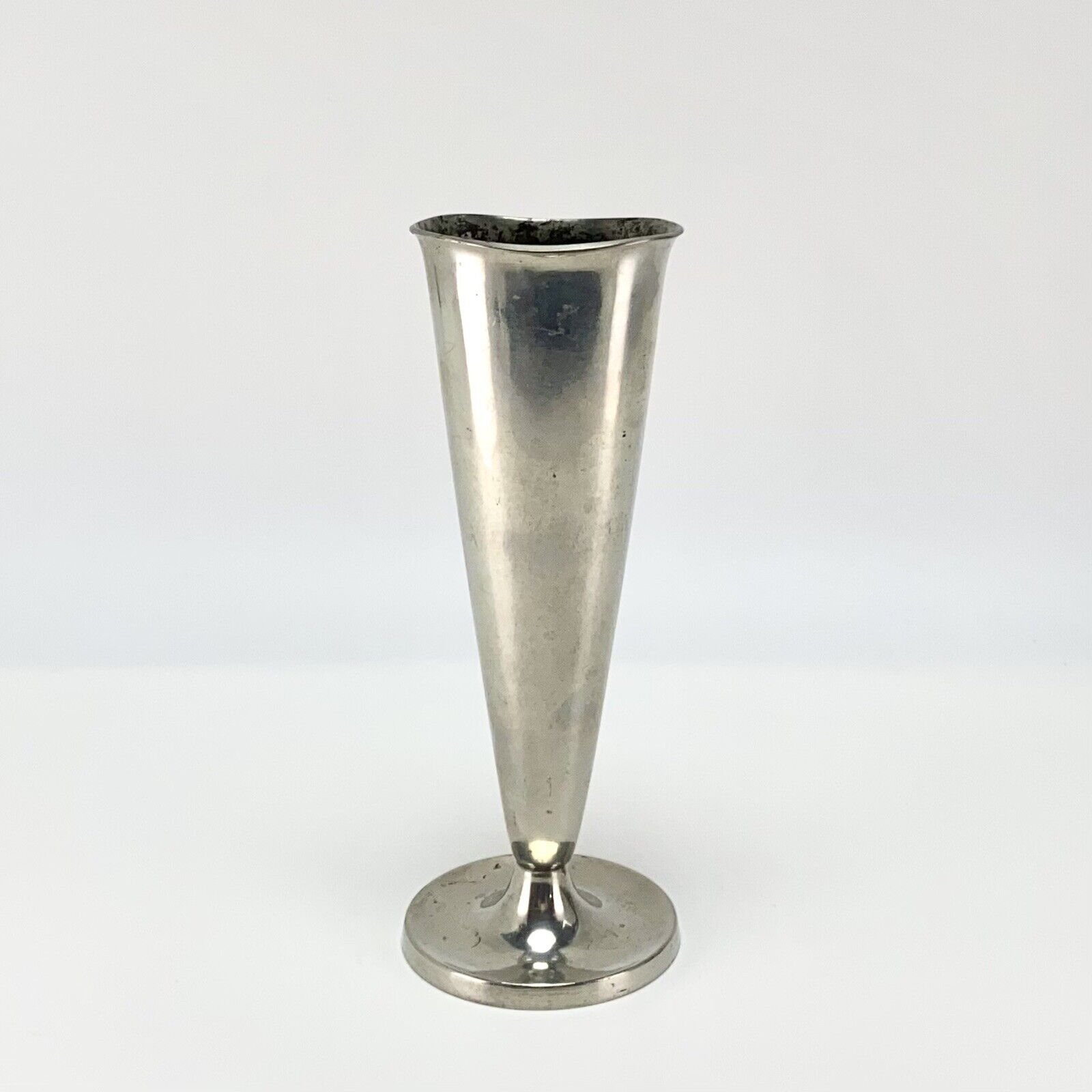 Art Deco Just Andersen Denmark Simplistic Minimalistic Pewter Vase No 2572