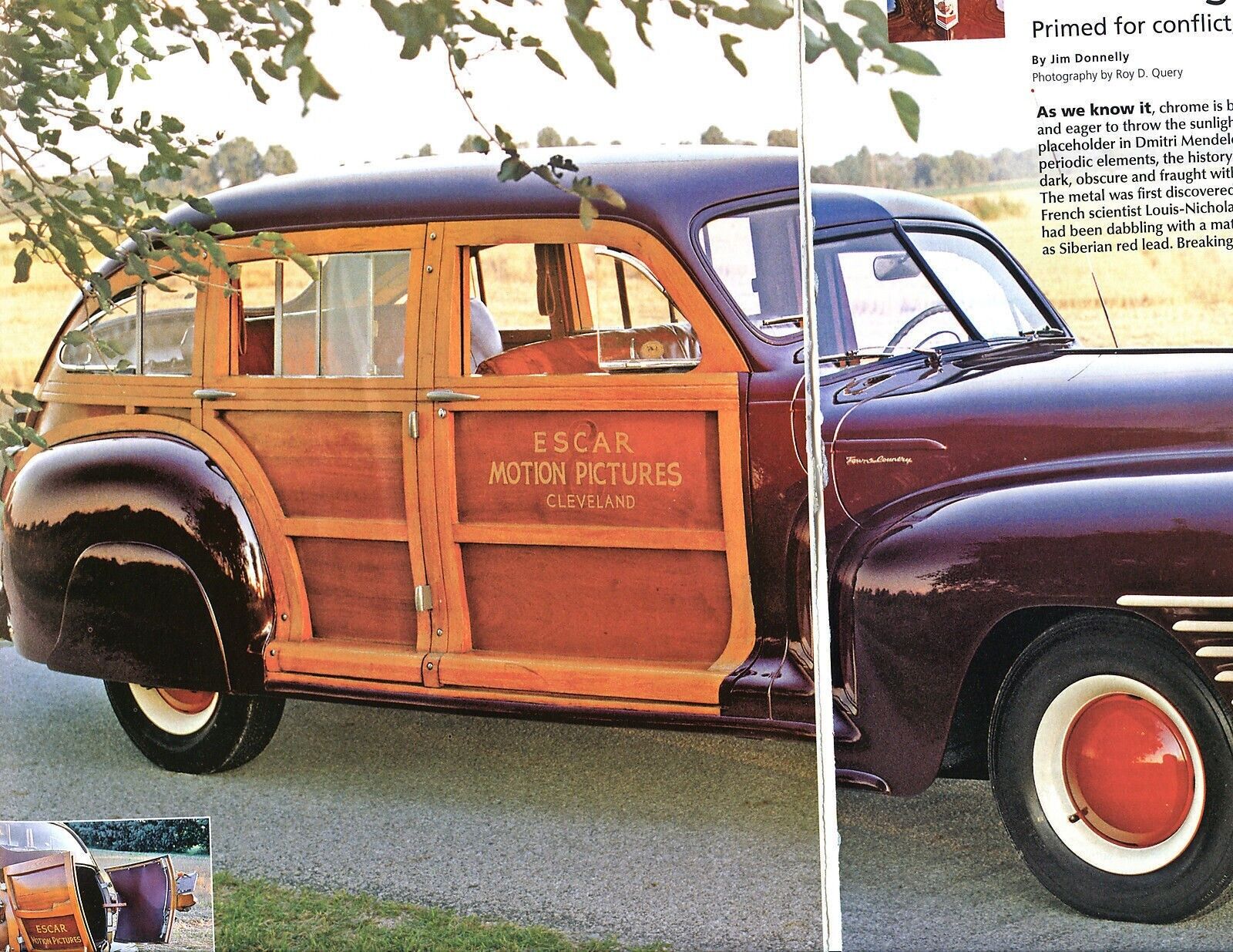 1942 CHRYSLER TOWN and COUNTRY 6 pg Color Article