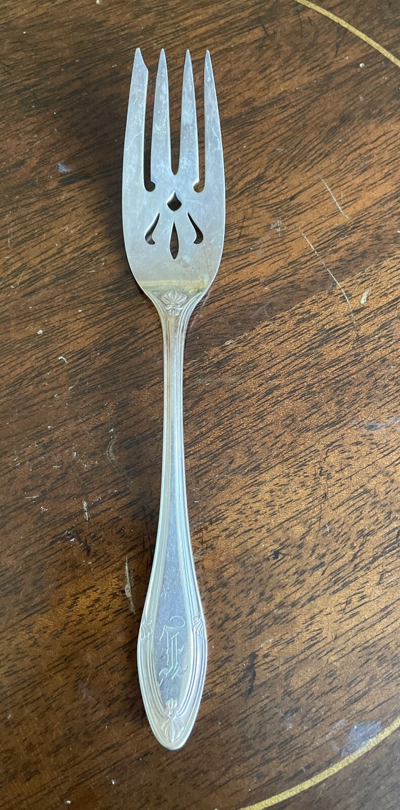 GM Co EP Pat. 1913 silverplate fork 6 1/8\