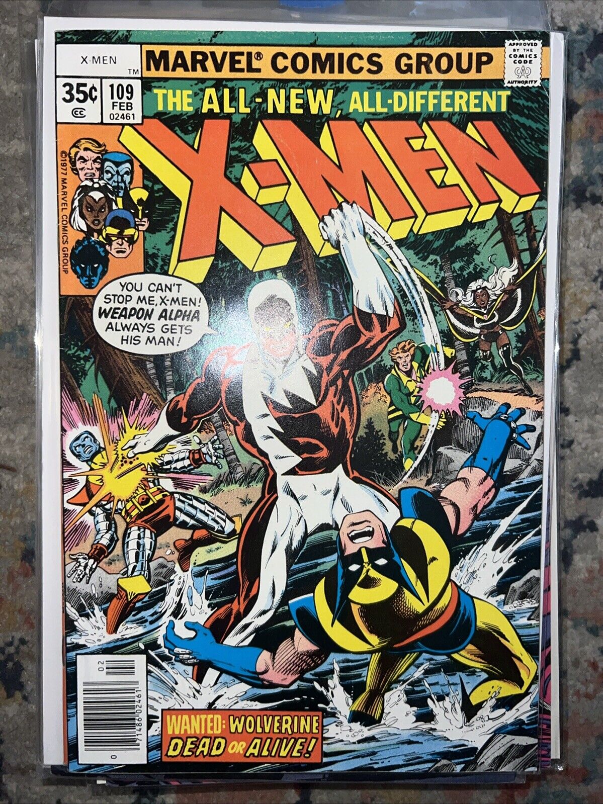 X-Men #109 VF+ 1st Appearance Weapon Alpha Chris Claremont Marvel 1978 KEY