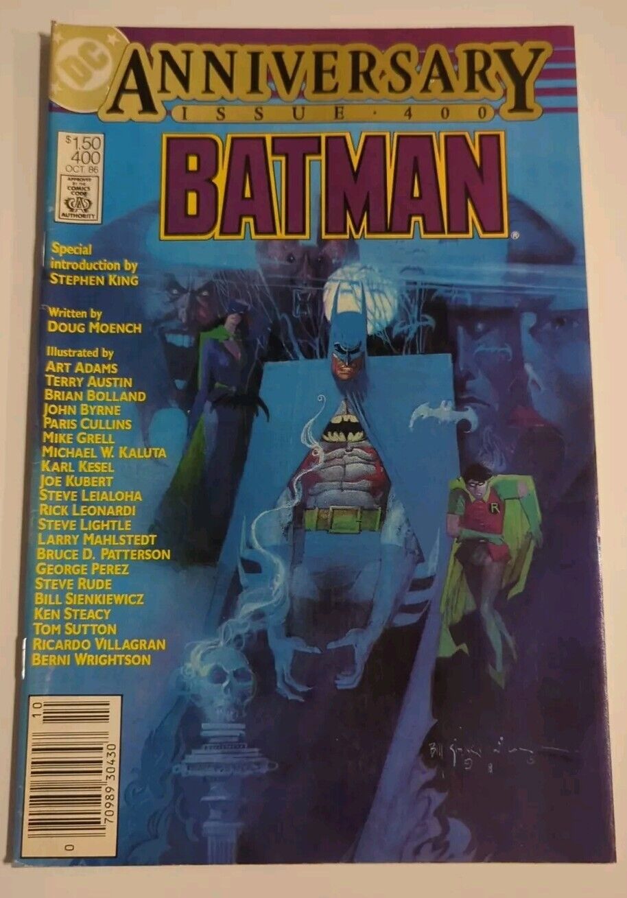 Batman # 400 Newsstand DC Comics 1986 Comic Book  Wow  Anniversary Issue 