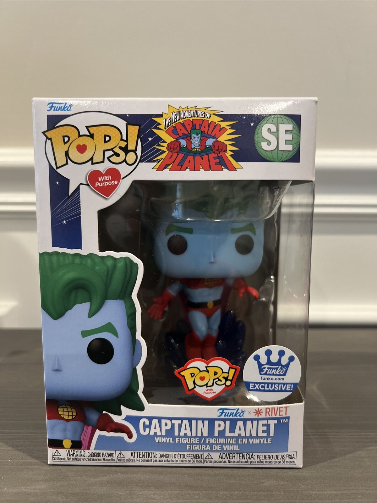 Funko Pop Captain Planet (Flying) The New Adventures of Captain Planet