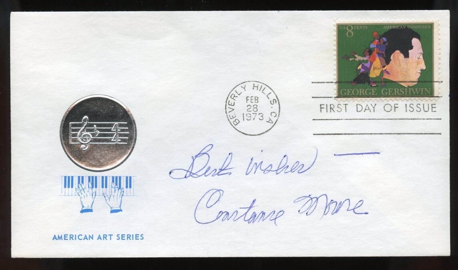 Constance Moore d2005 signed autograph Actress & Singer Serial Buck Rogers FDC