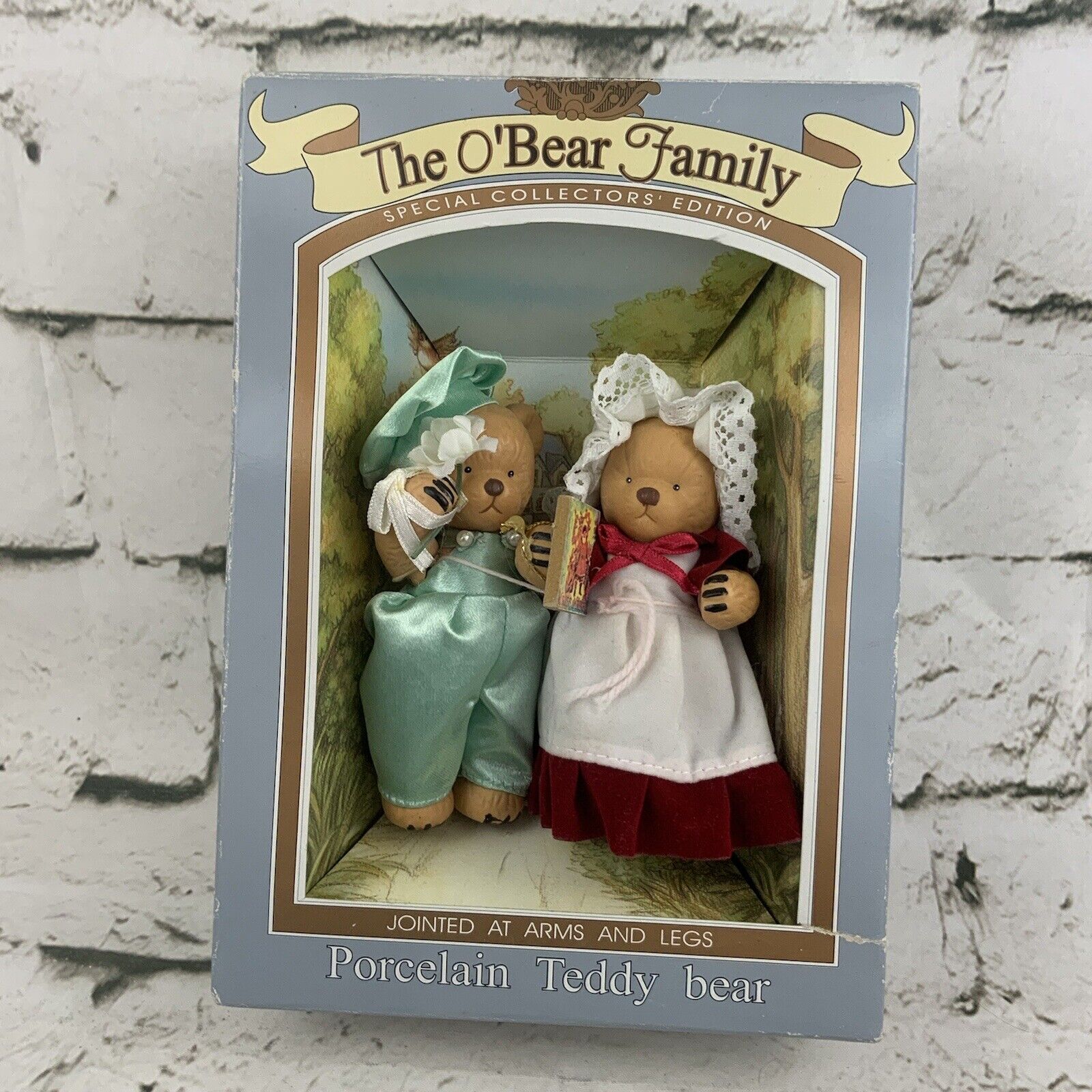 The O’Bear Family Porcelain Teddy Bear Couple