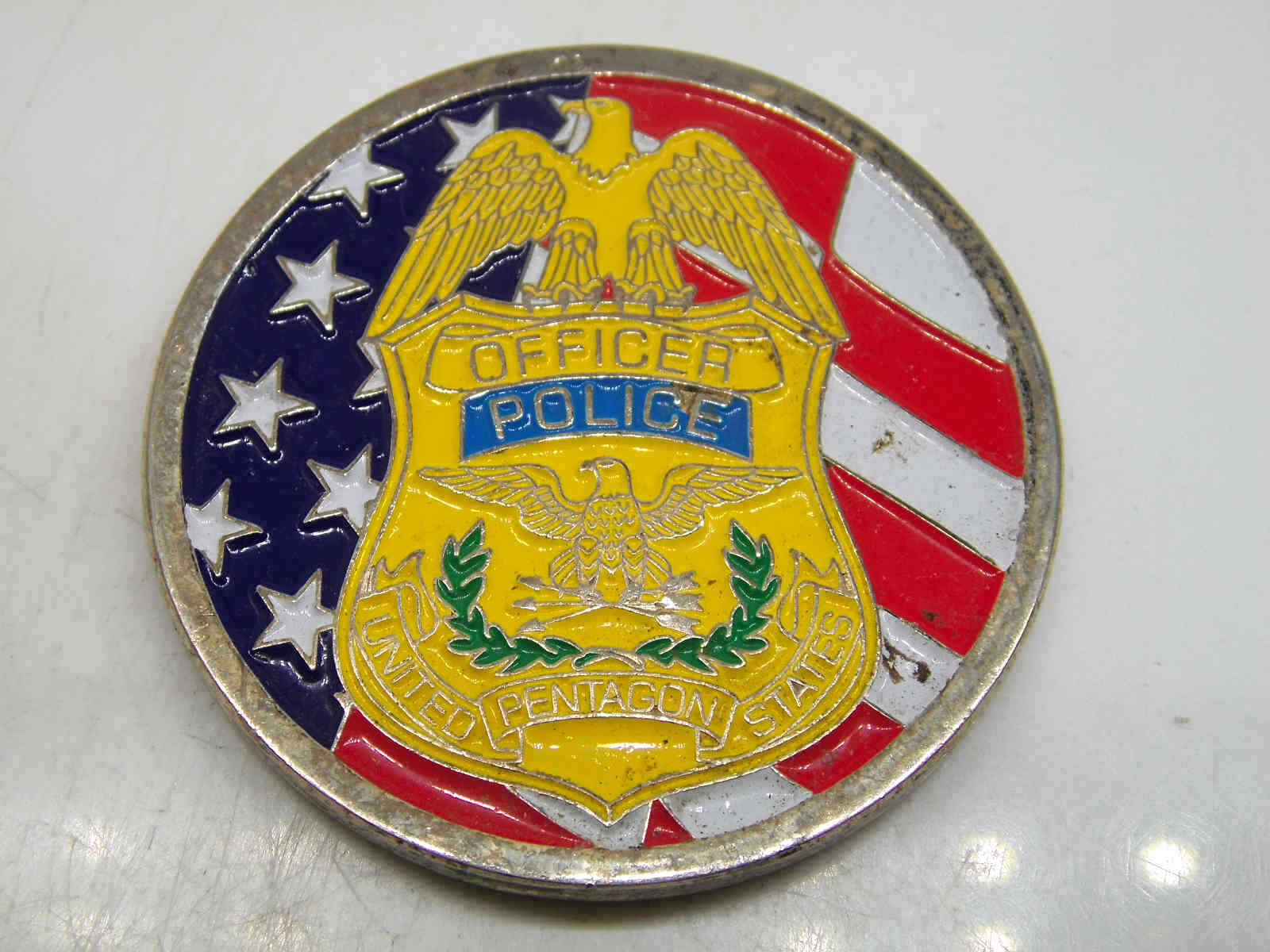 UNITED STATES PENTAGON POLICE OFFICER FORCE PROTECTION AGENCY CHALLENGE COIN