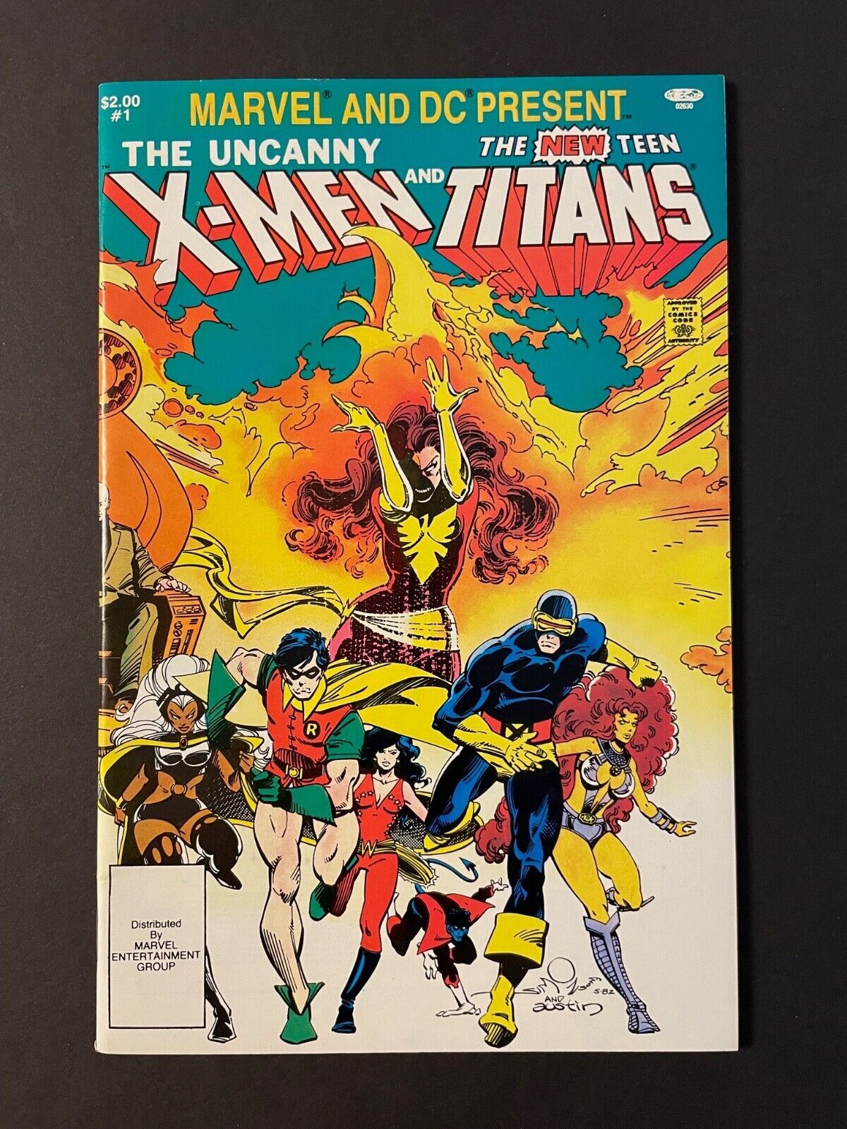 MARVEL & DC PRESENT The Uncanny X-Men & The New Teen Titans (1982) Gemini mailer