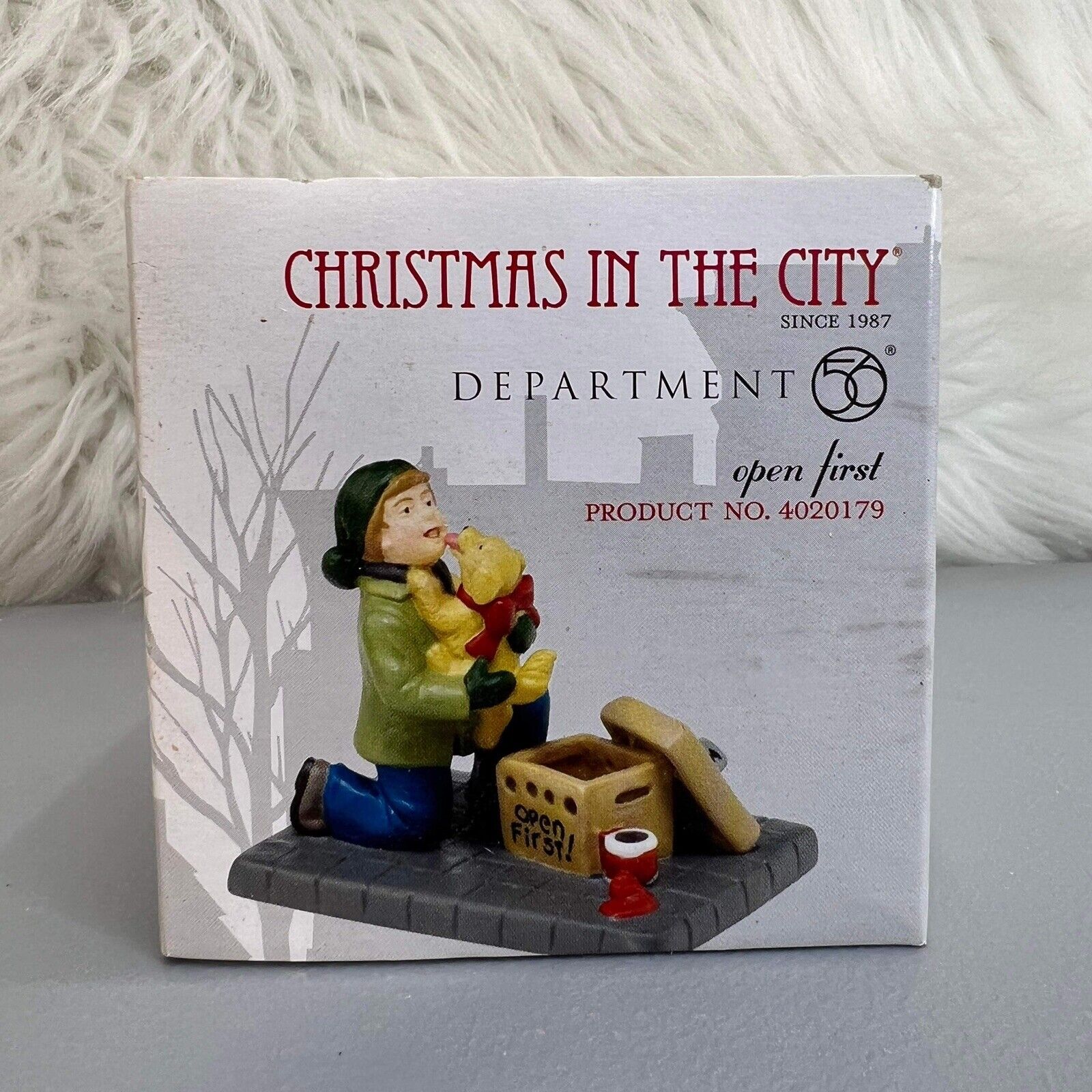 Dept 56 Open First  #4020179 Christmas in the City Series RARE RETIRED 2012