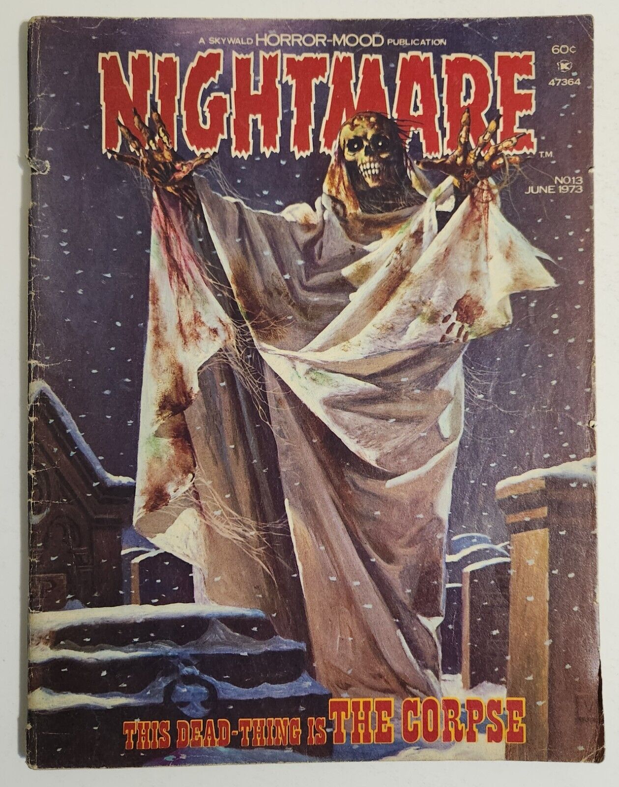 Nightmare #13 (June 1973, Skywald) FR/GD B&W Magazine-Sized Horror CUT COUPON