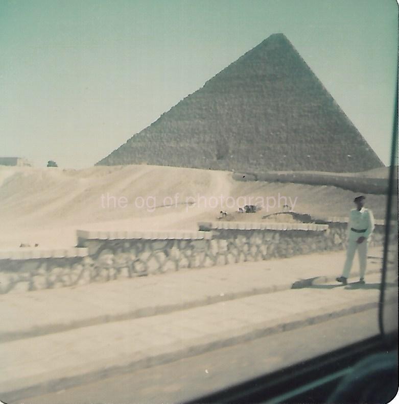 IMPRESSION  OF EGYPT Vintage FOUND PHOTOGRAPH Color ORIGINAL Snapshot 41 55 E