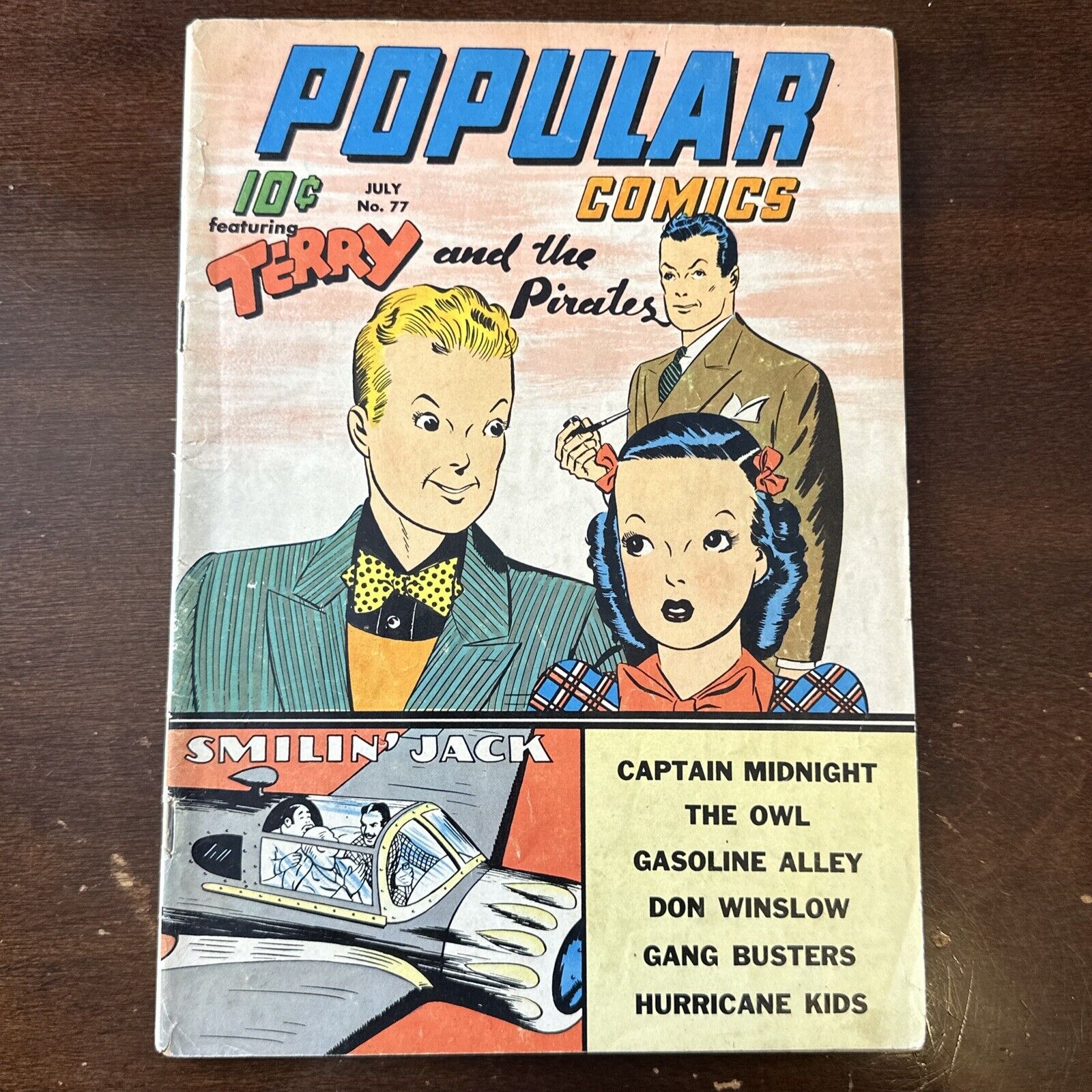 Popular Comics #77 (1942) - Golden Age Captain Midnight