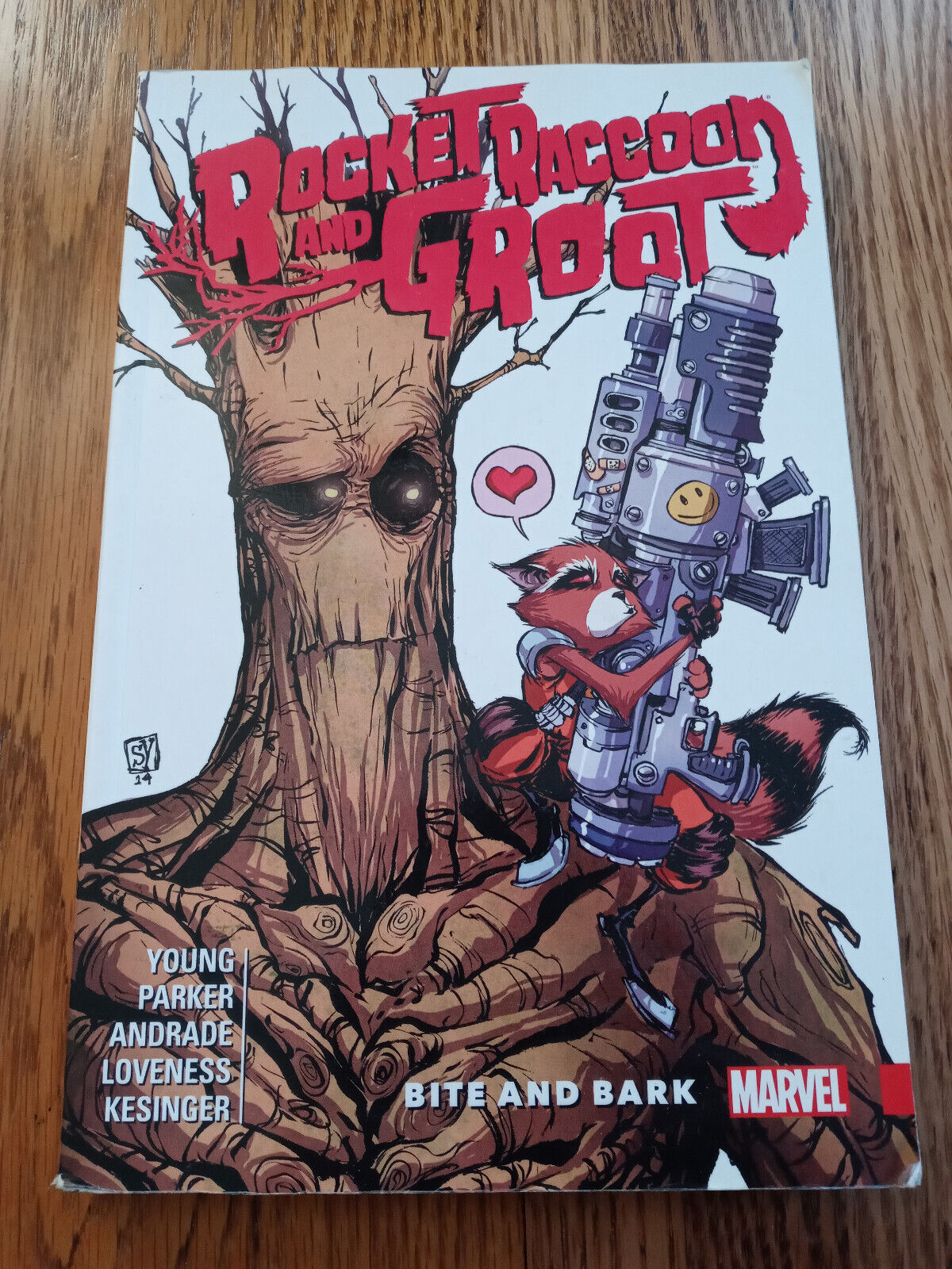 Marvel Rocket Racoon and Groot - Bite and Bark by Skottie Young (TPB, 2016)