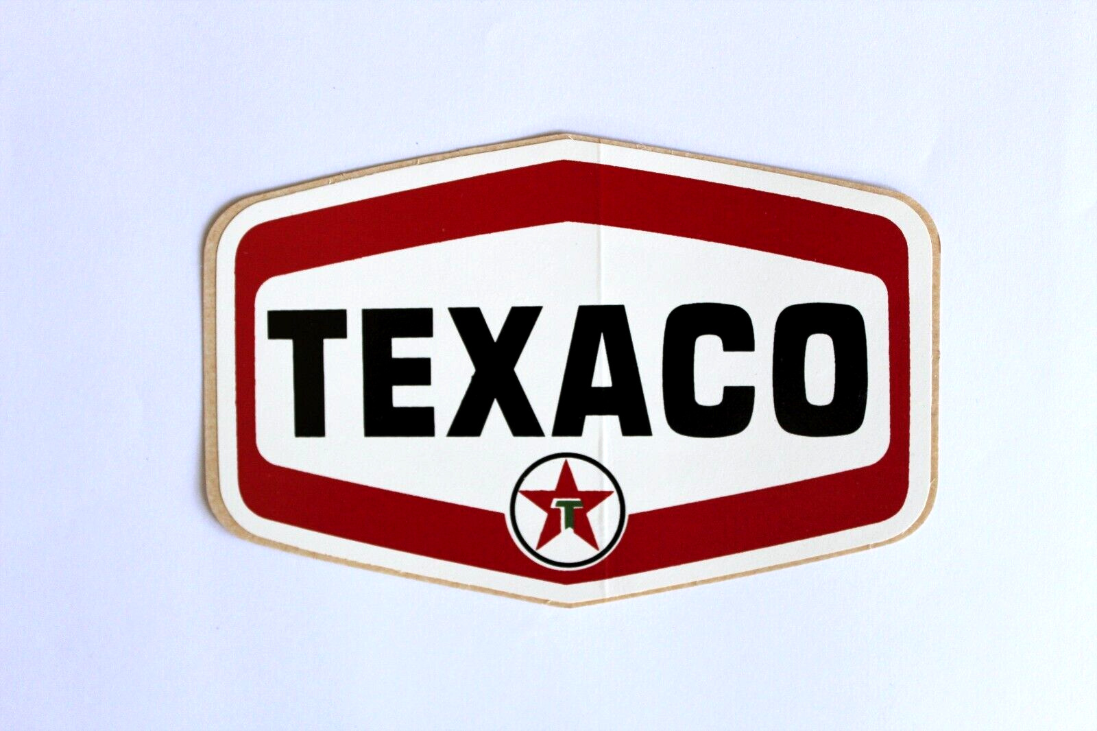 1968 TEXACO OIL GASOLINE VINTAGE ORIGINAL STICKER DECAL NOS 5\