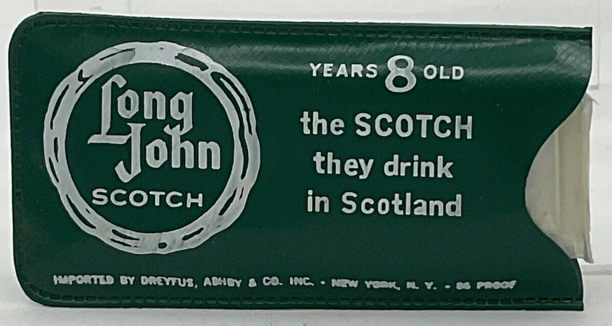 Vintage Long John Scotch Rain Bonnet Advertising Promo Scotland Distillery NY