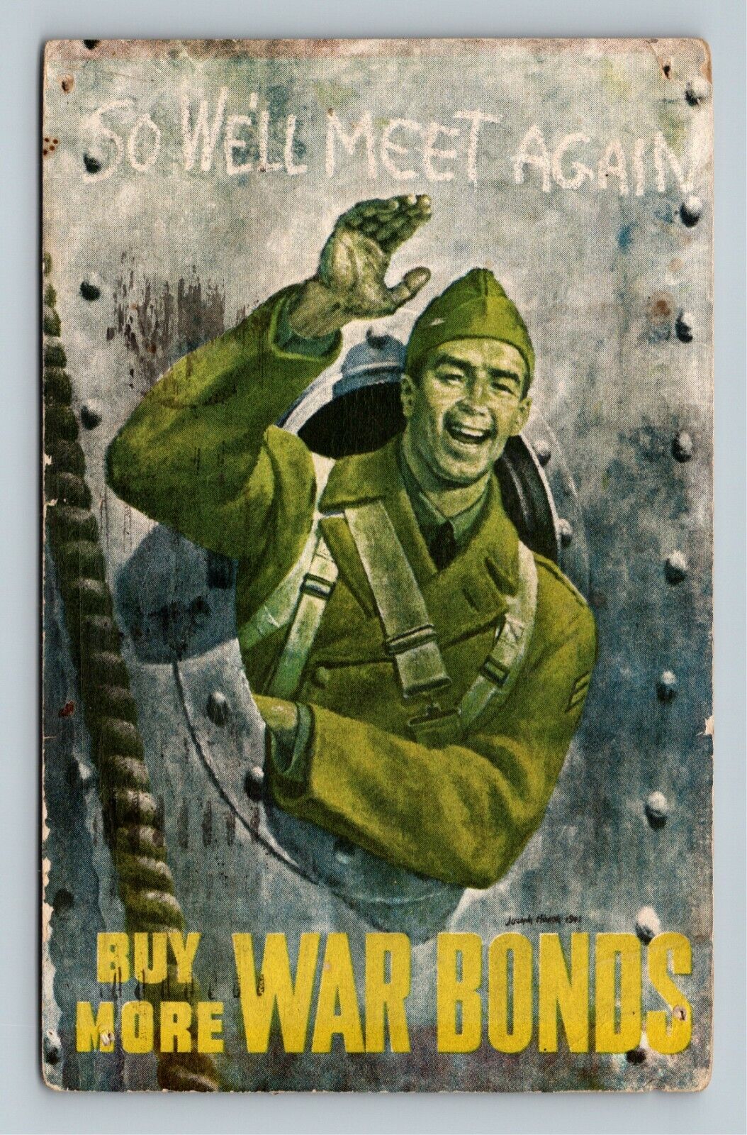 Buy More War Bonds, So We\'ll Meet Again, Vintage Postcard