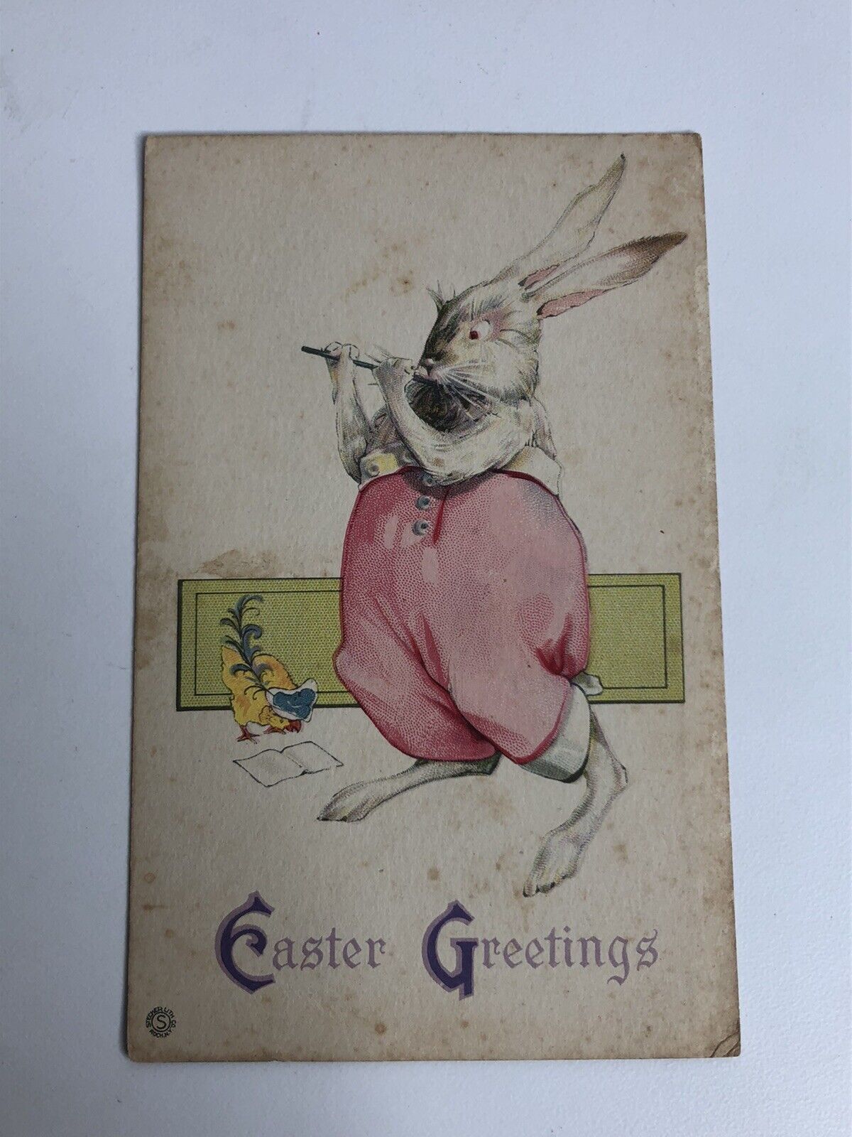 Vintage Post Card Divided Back Easter Greetings 1923 PostCard