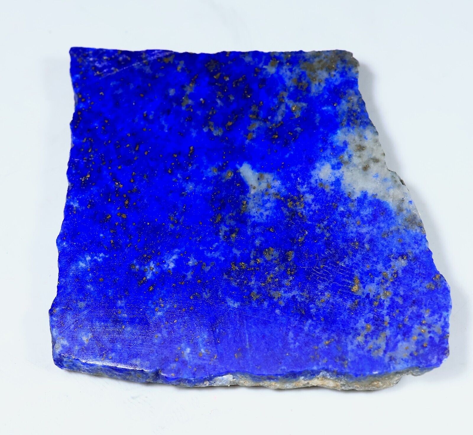 143 CT NATURAL BLUE LAPIS LAZULI ROCK ROUGH SLAB UNTREATED GEMSTONE RGJ-219