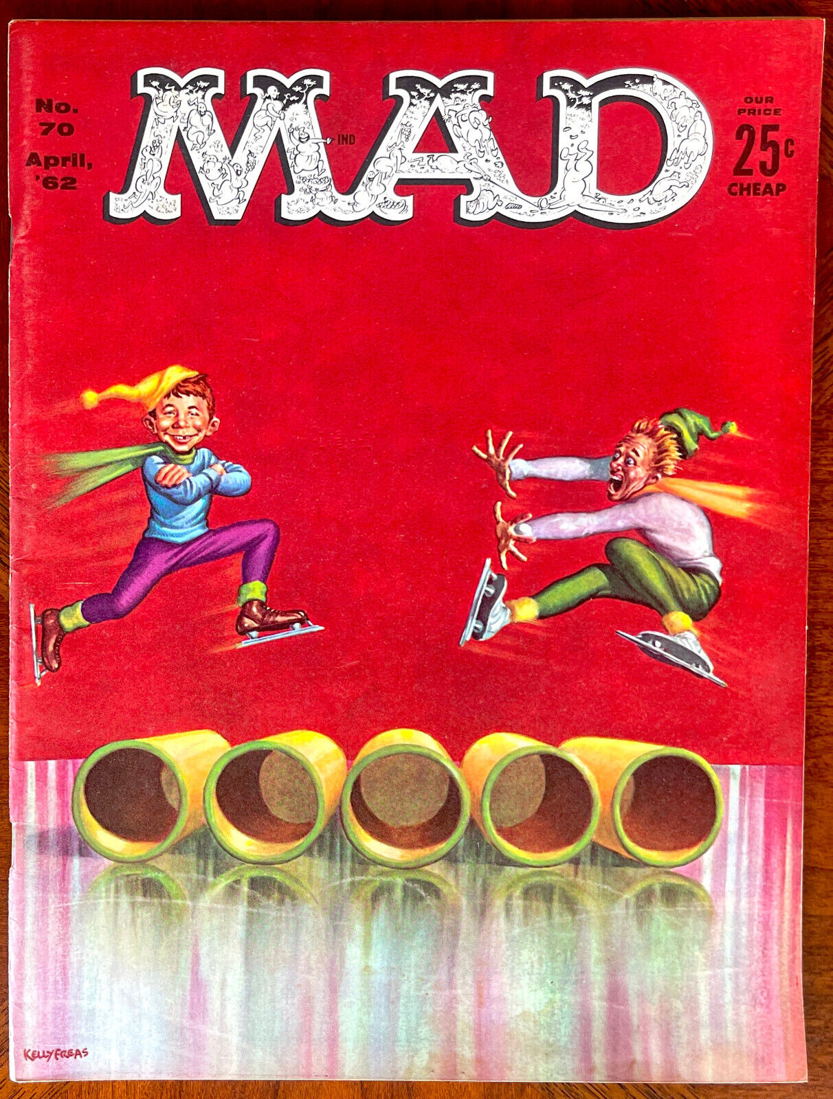 MAD MAGAZINE #70 - Awesome Kelly Freas Cover  Fine/Very Fine  1962