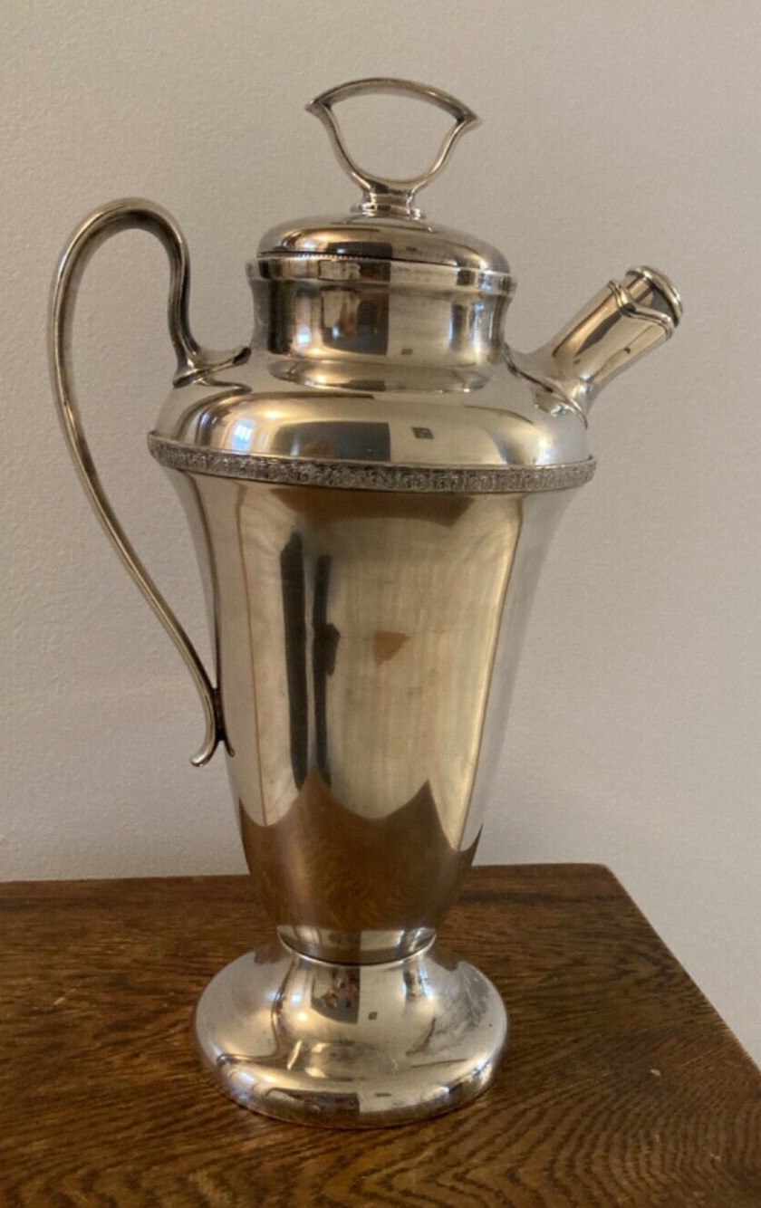 Antique Cocktail Martini Shaker -Silver Plate- EPNS 361/S