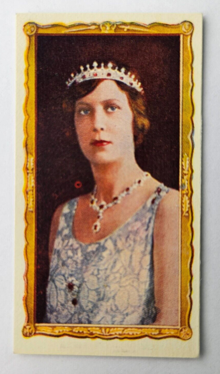 1937 Kensitas Coronation Tobacco Card #11 HRH The Princess Royal