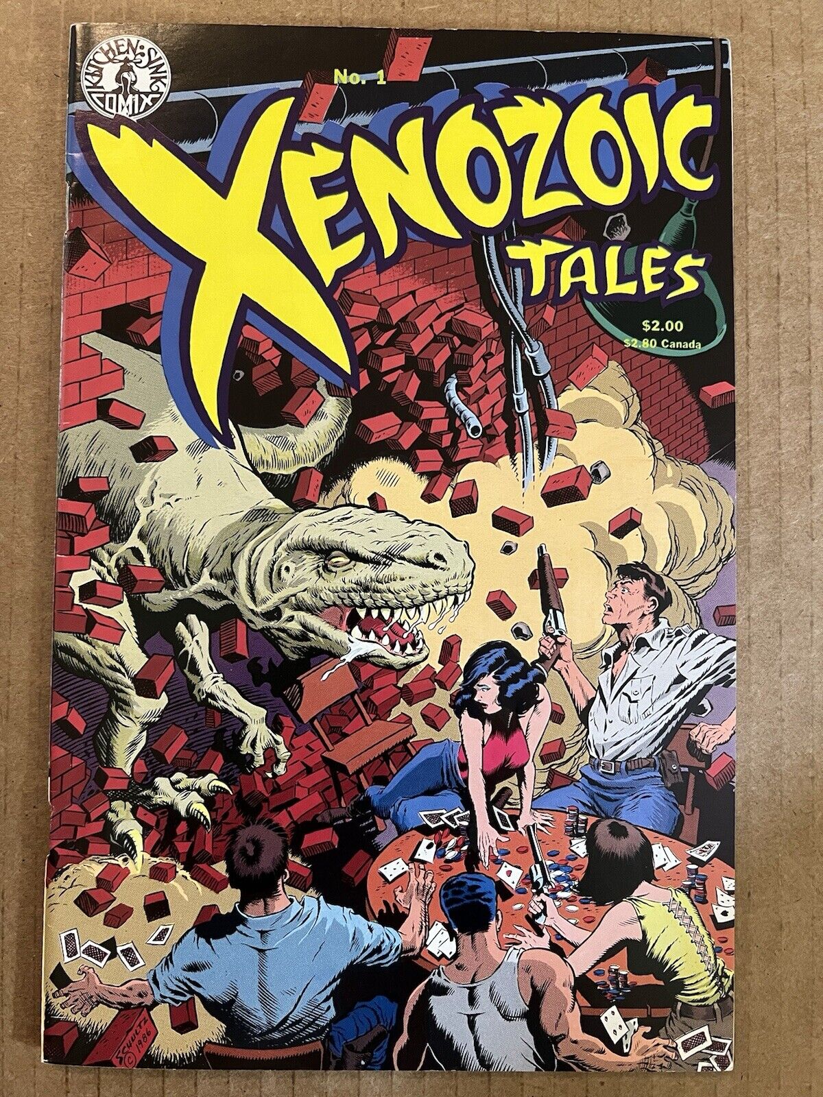 Xenozoic Tales #1 | FN/VF Kitchen Sink Press 1987 Mark Schultz | Combine Shippin