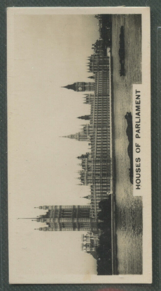1929 Carreras Views of London #18 House of Parliment