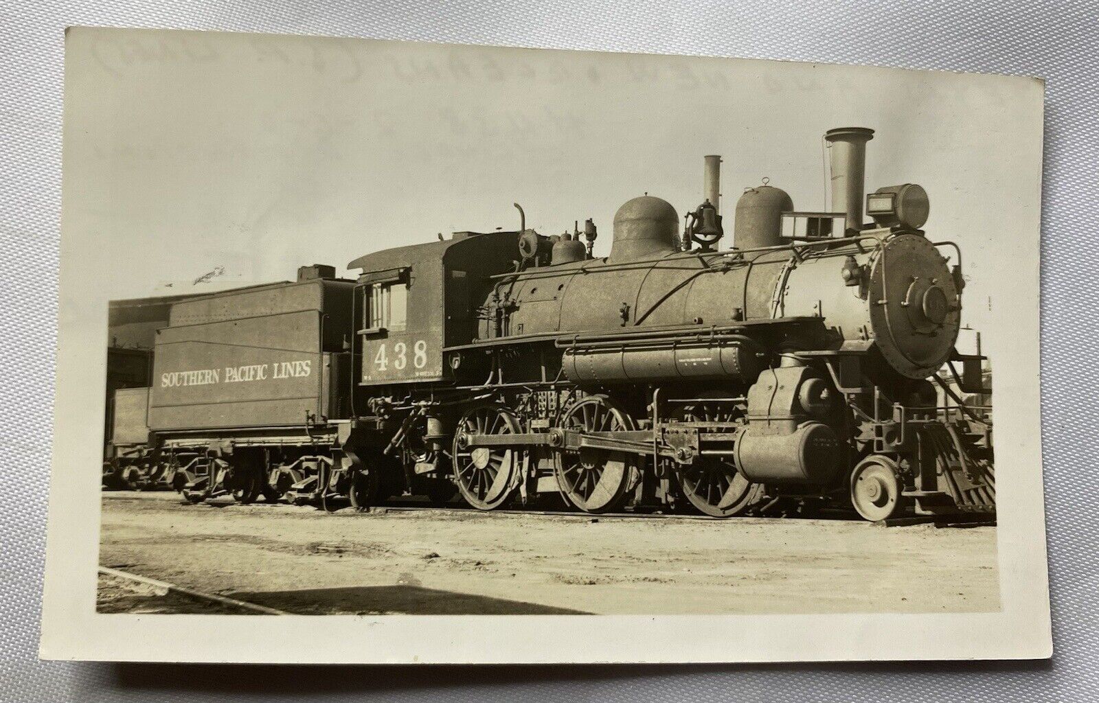 Vintage Photograph 1936 Locomotive Train 438 Southern Pacific Lines Ennis Texas