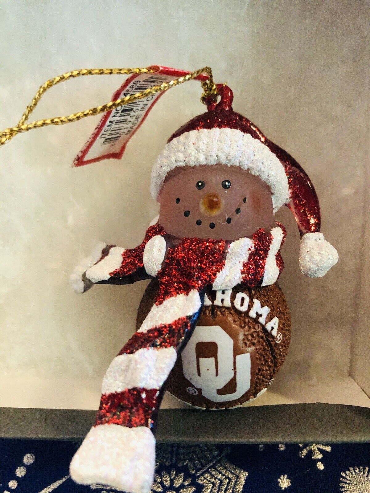 NEW OU Oklahoma University Ornament