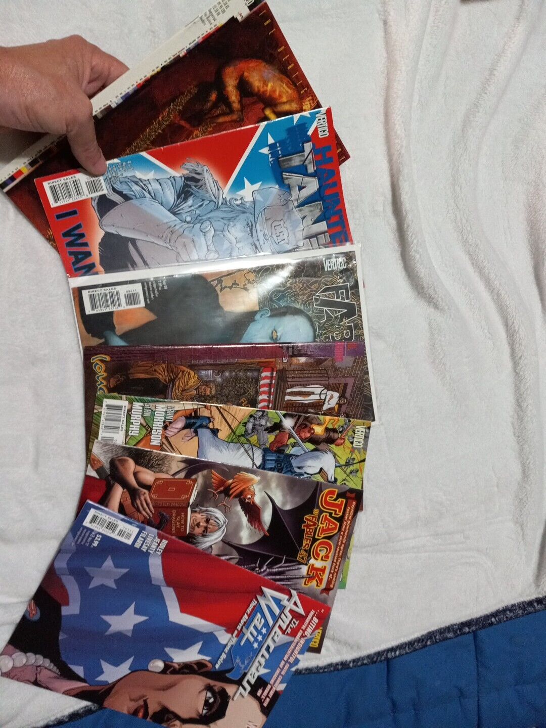 Lot of 7 Miscellaneous DC Vertigo Comics.