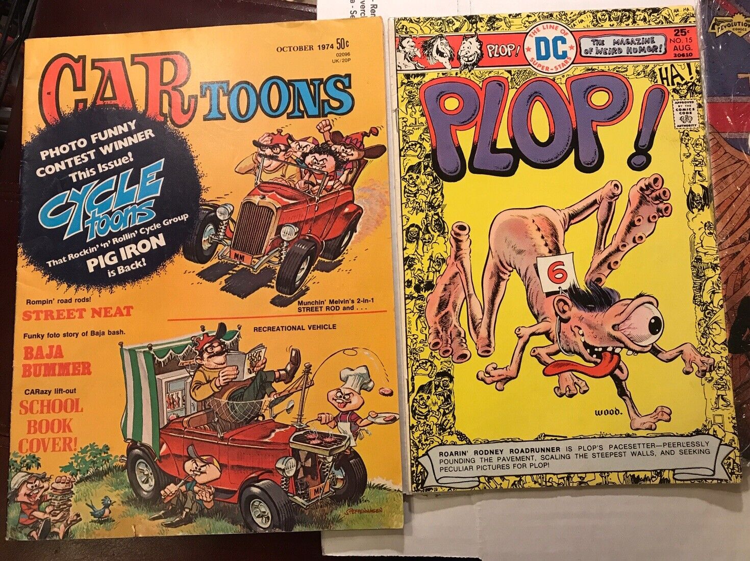 CARtoons Comics #79 1974, PLOP #15 1975, Lancelot Link #2 1971, The Who￼ Comic