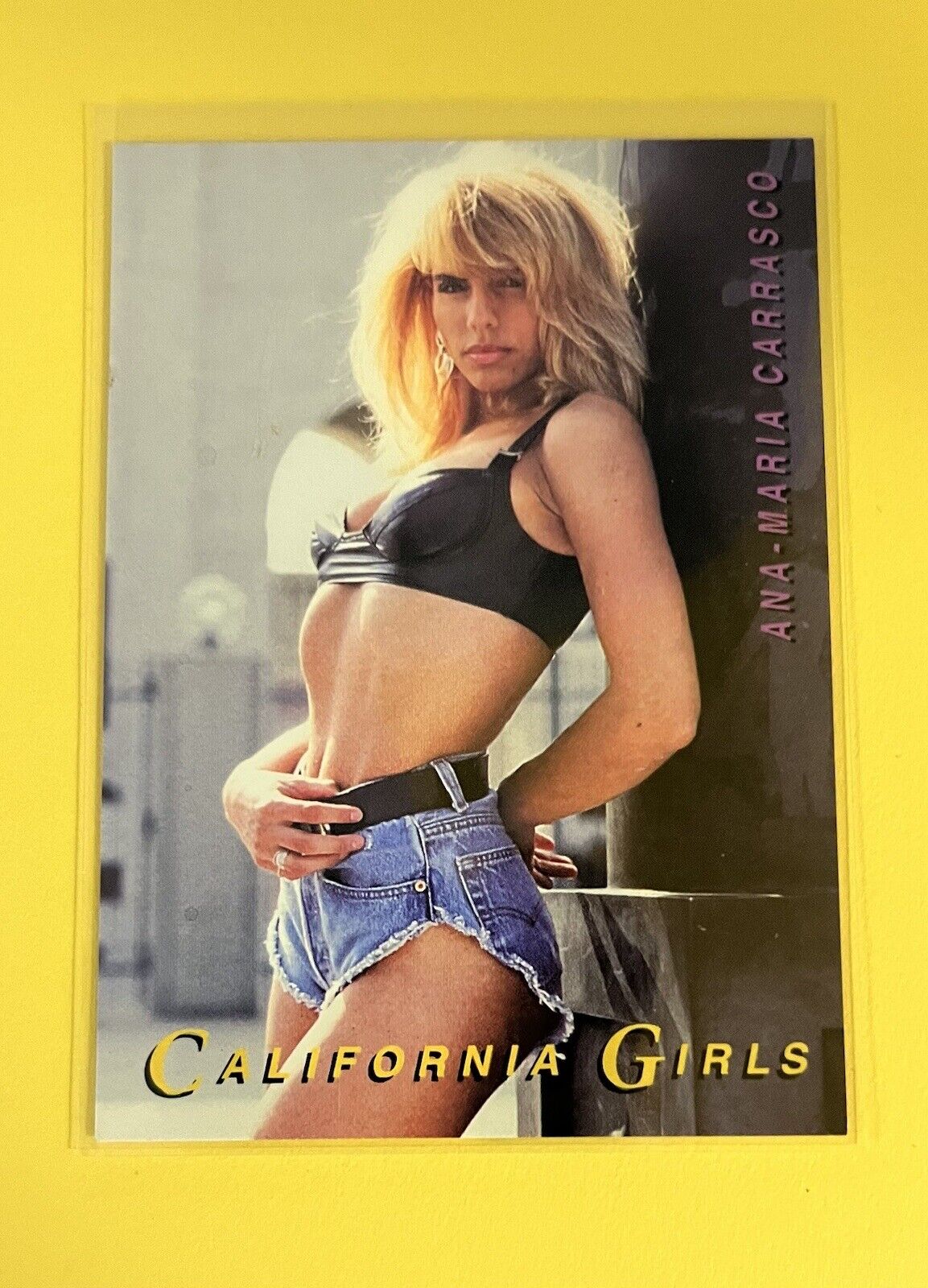 California Girls 1992 Sterling Cards Prototype Promo Ana-Maria Carrasco #17975