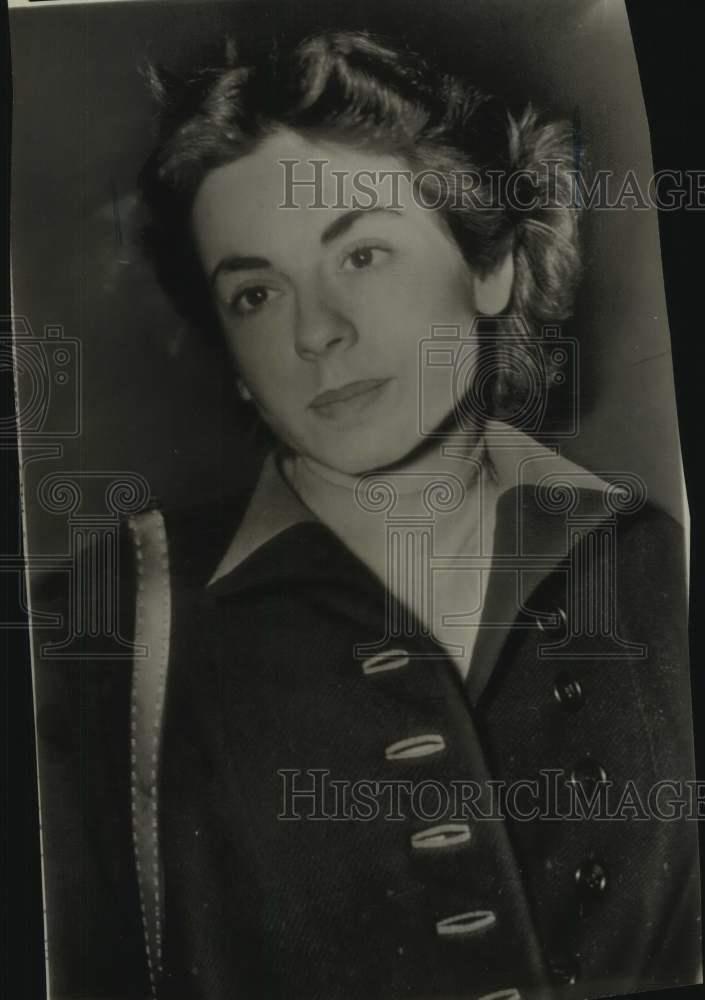 1950 Press Photo Judith Coplon, Closeup - saa06285