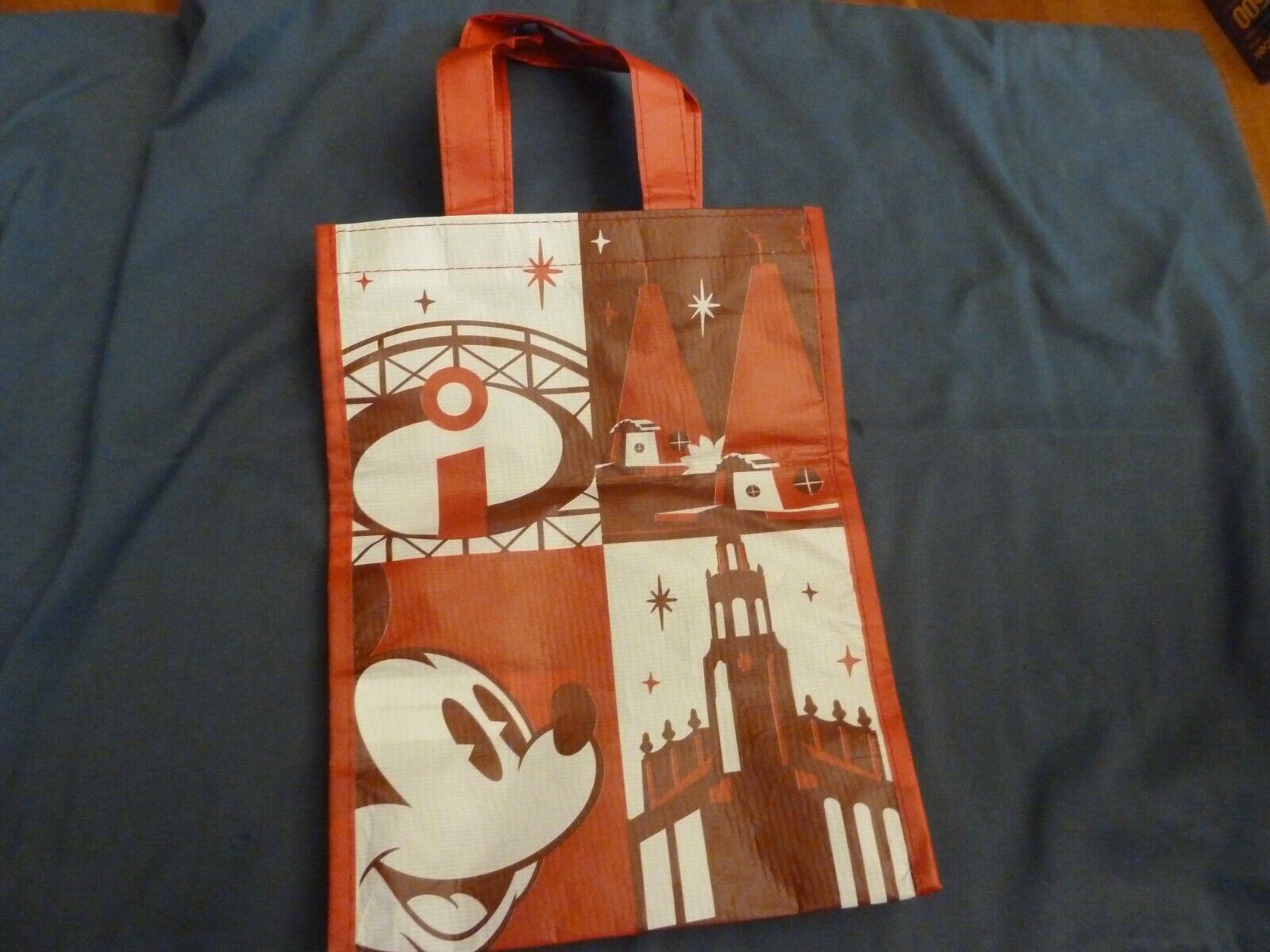 Disney California Adventure Parks Disneyland Reusable Shopping Bag Tote