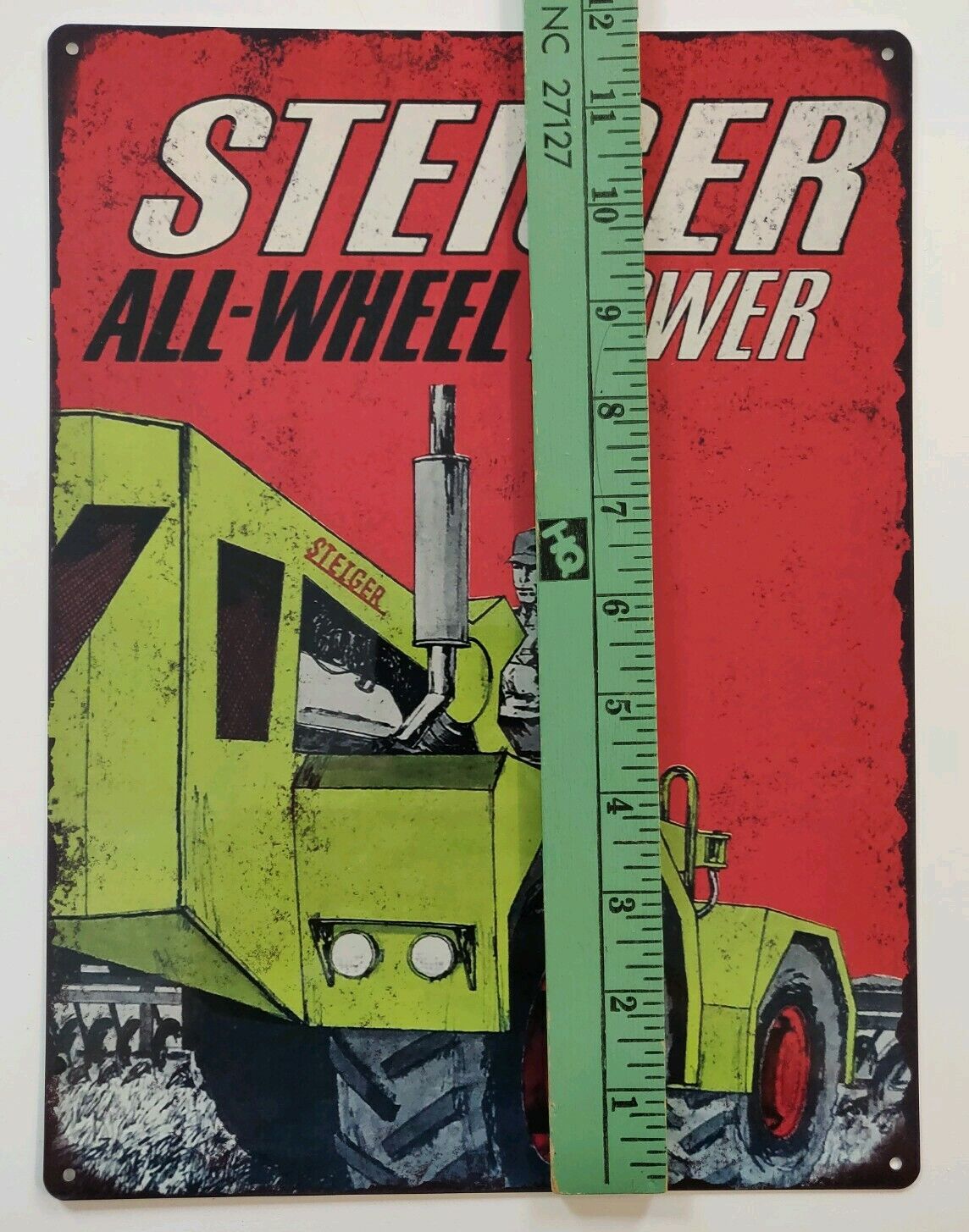 1966 STEIGER 1250, 1700, 2200 TR Garage Shop Man Cave Metal Sign 9x12\