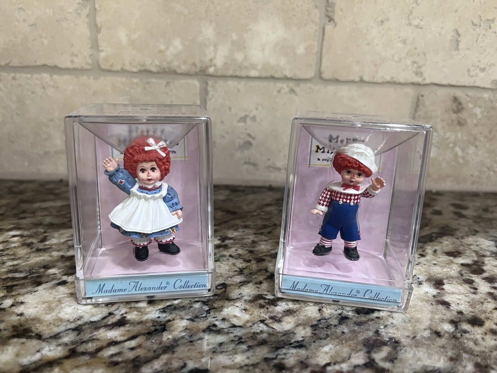 Madame Alexander Merry Minatures Raggedy Ann and Andy