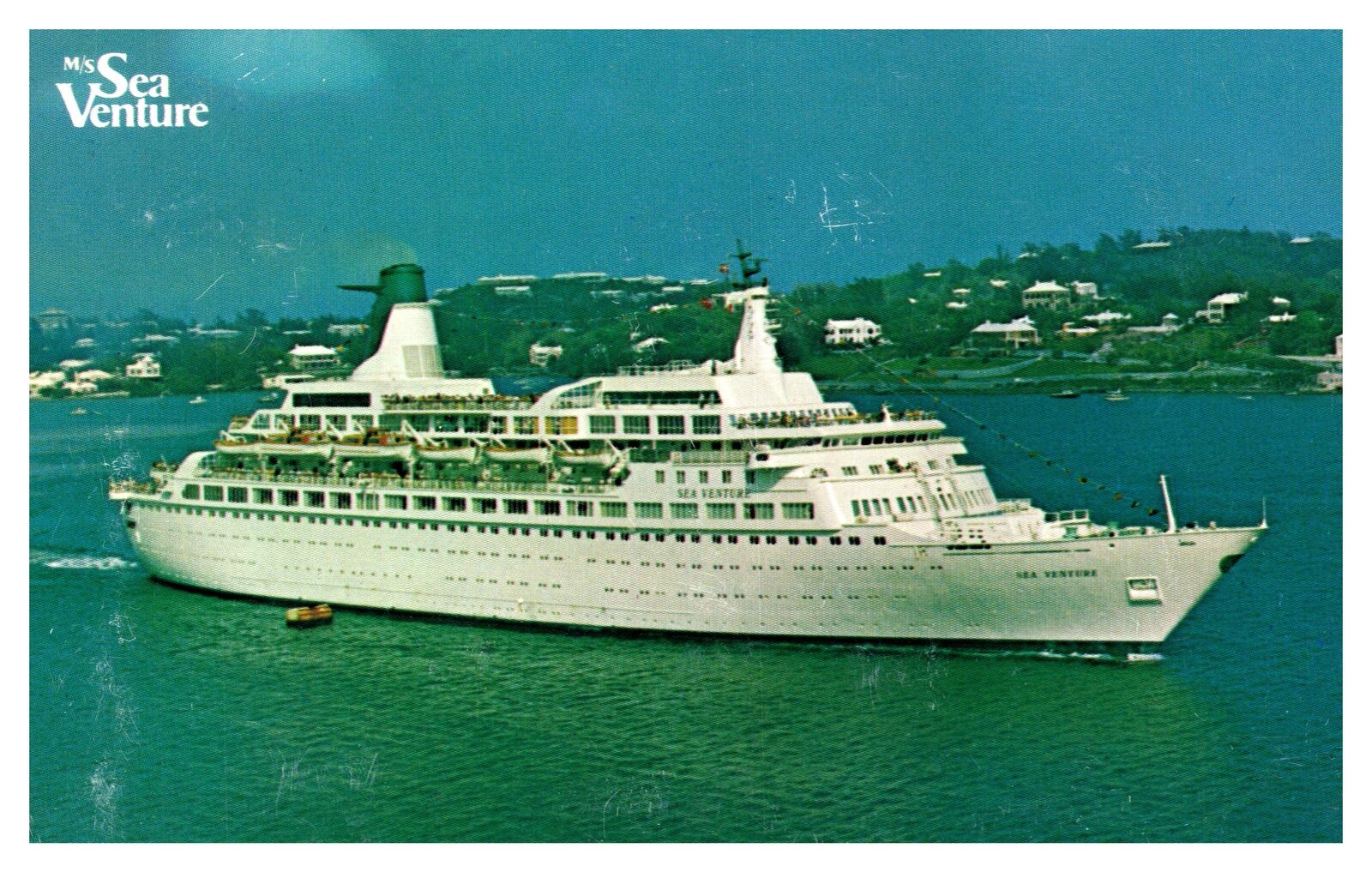 Postcard Ship MS Sea Venture cruise ship