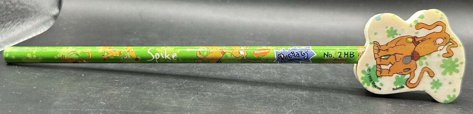 VTG 1998 Rugrats Pencil W/ Eraser Spike Sanford Viacom USA Nickelodeon