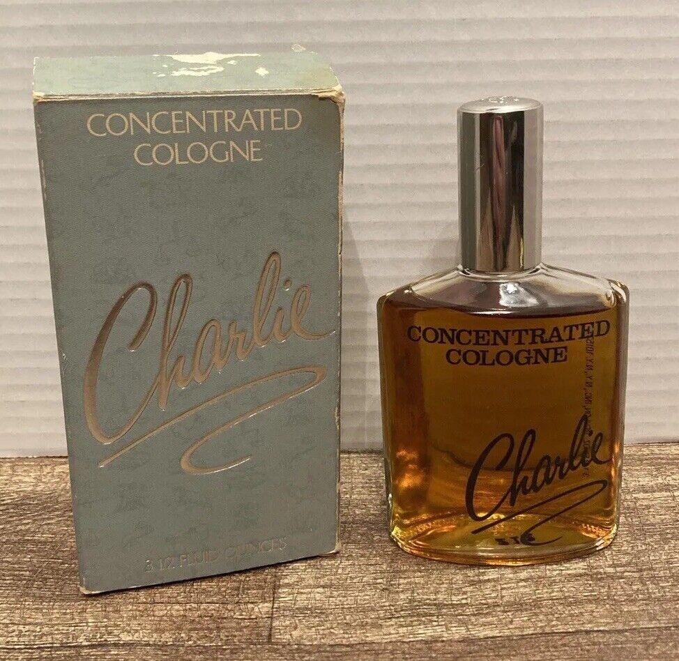 Vintage Charlie By Revlon Concentrated Cologne Spray 3.5 Oz. New In Box