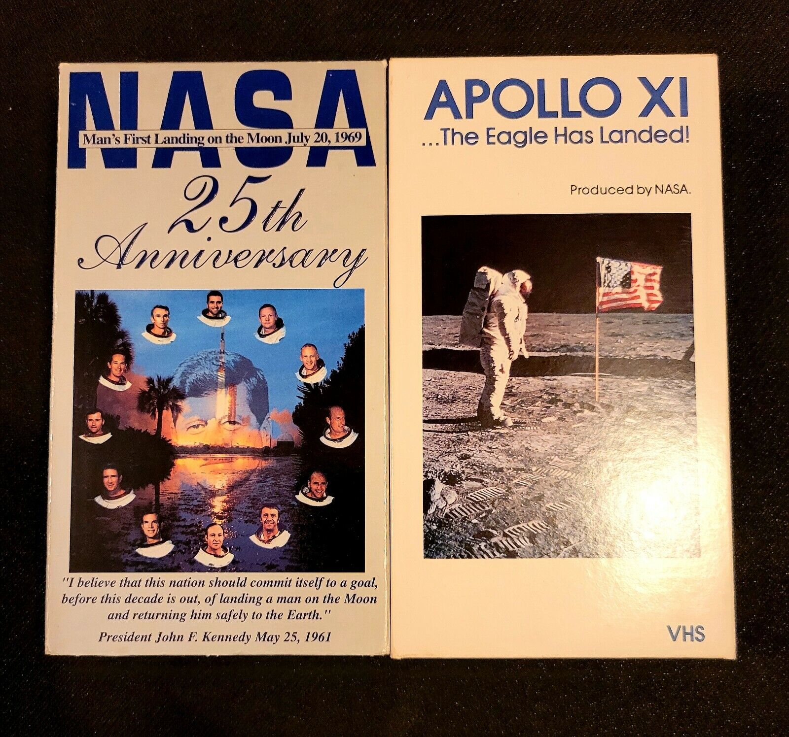 NASA 25th Anniversary and ApolloXI VHS