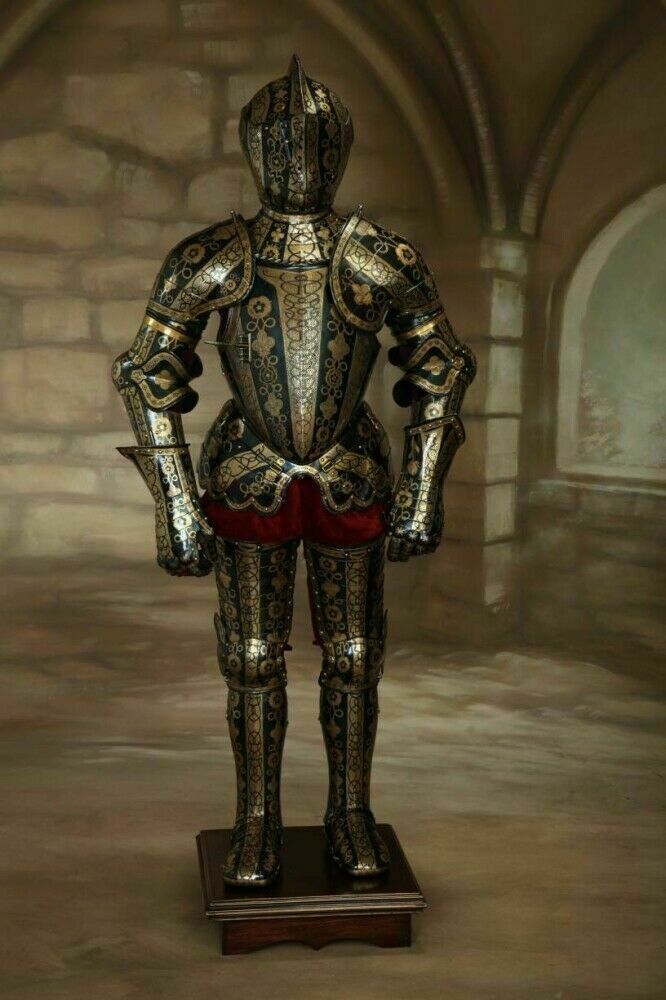 MEDIEVAL ARMOUR SIR GEORGE CLIFFORD EXCLUSIVE RARE SUIT OF ARMOR REPLICA