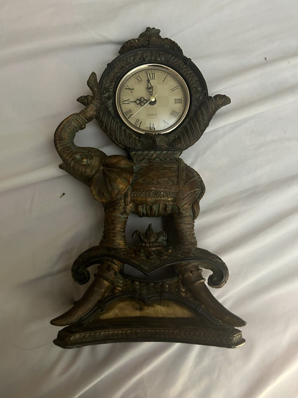 antique Elephant clock