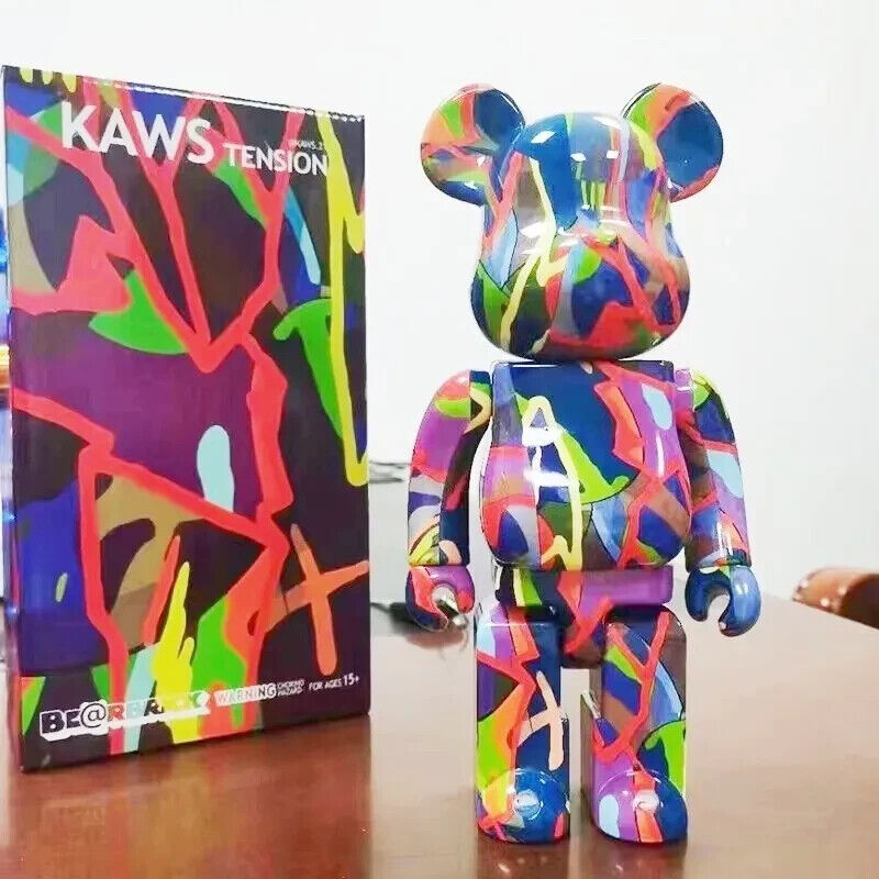 Special offer400%Bearbrick KAWS Art Line Action Figure Home Deco Art Toy Gift