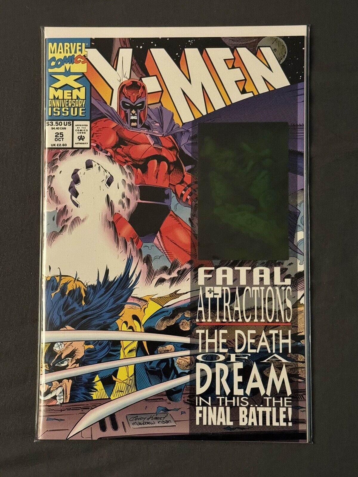 X-Men #25 (1993) NM Magento Rips Adamantium From Wolverine Marvel Comics