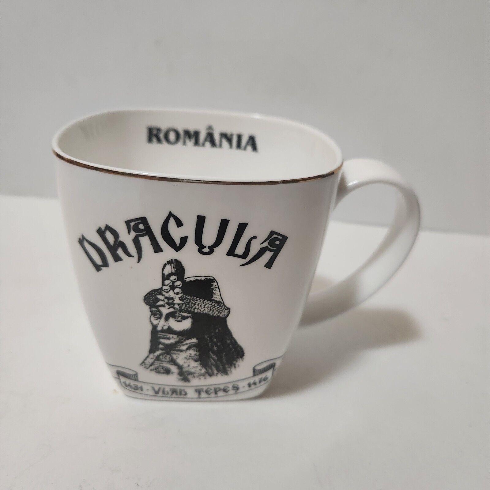 Dracula Romania Coffee Cup Mug Vlad Tepes Artfil 