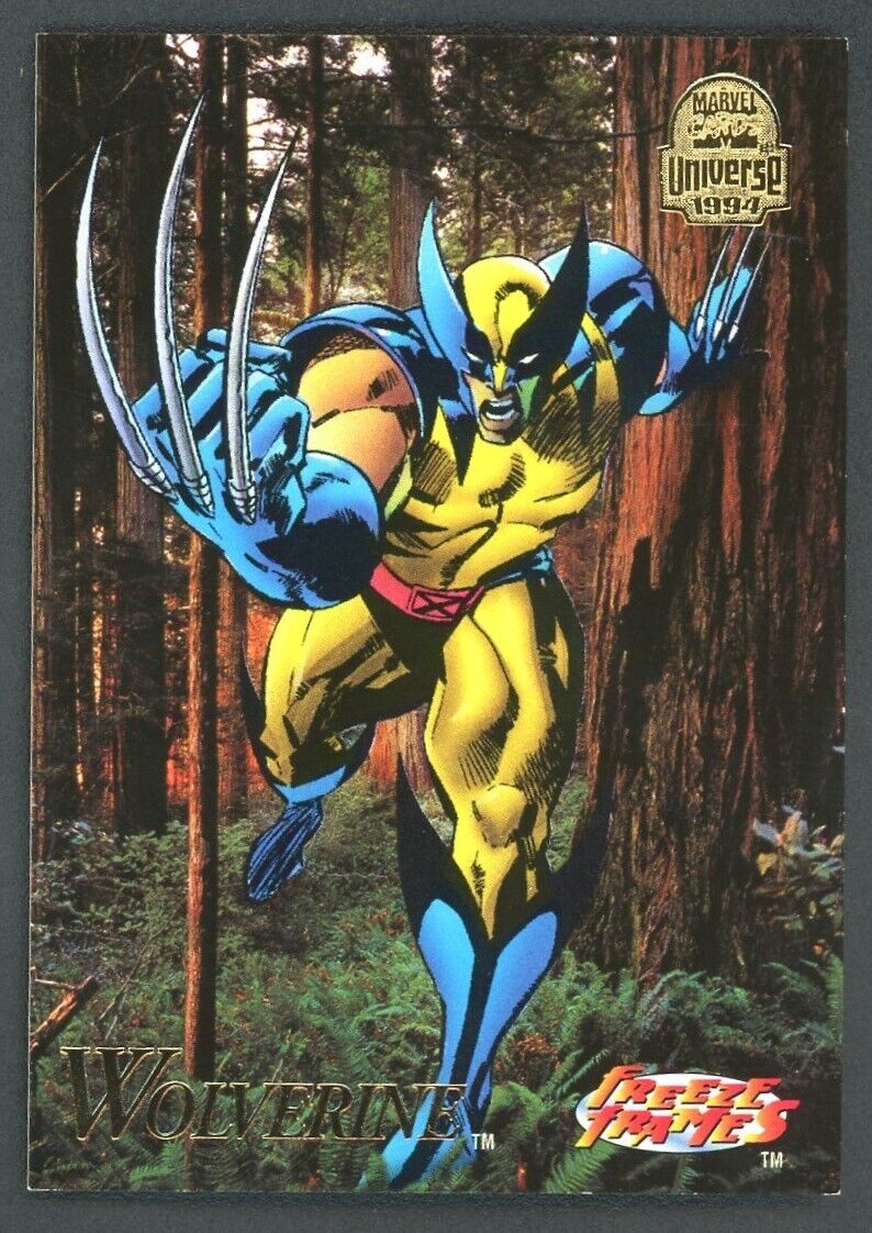 WOLVERINE 1994 Marvel Universe Freeze Frames Sub-Set Card #4