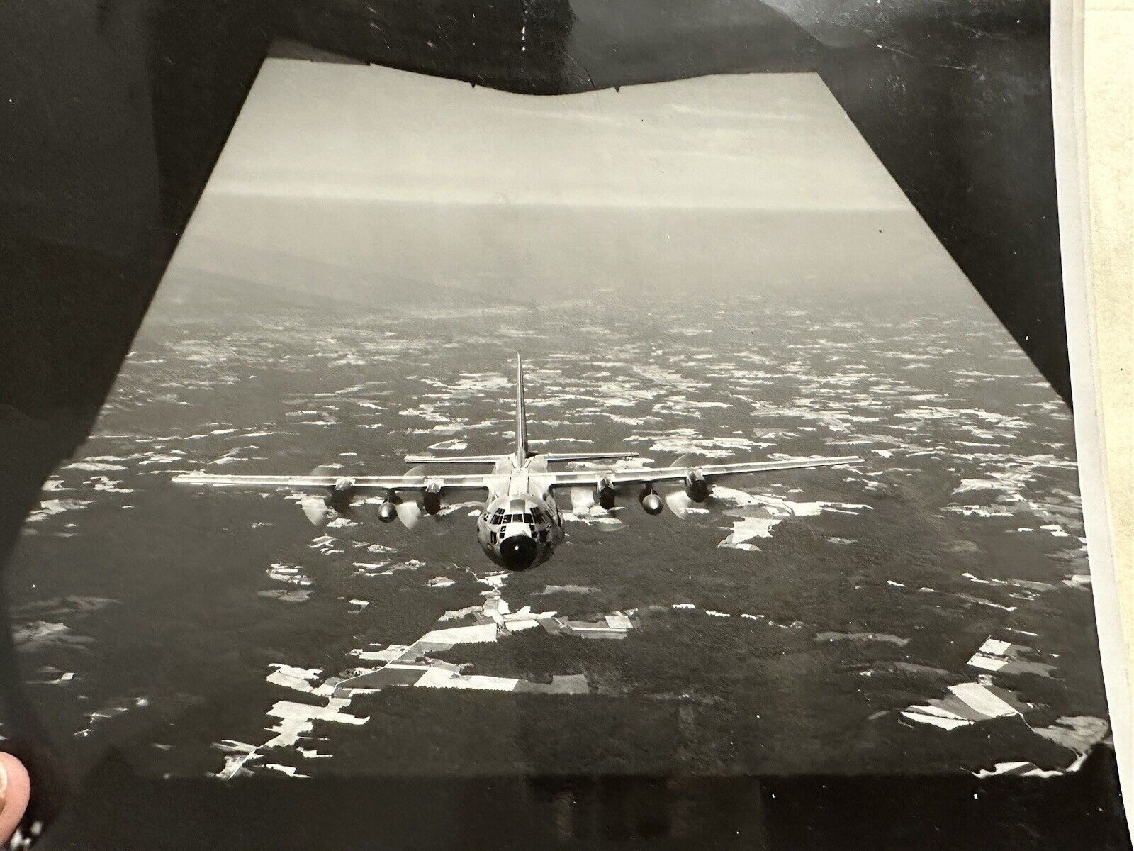Official U S Navy Photo. Head On View Of A C130E. Vintage 5/21/1964