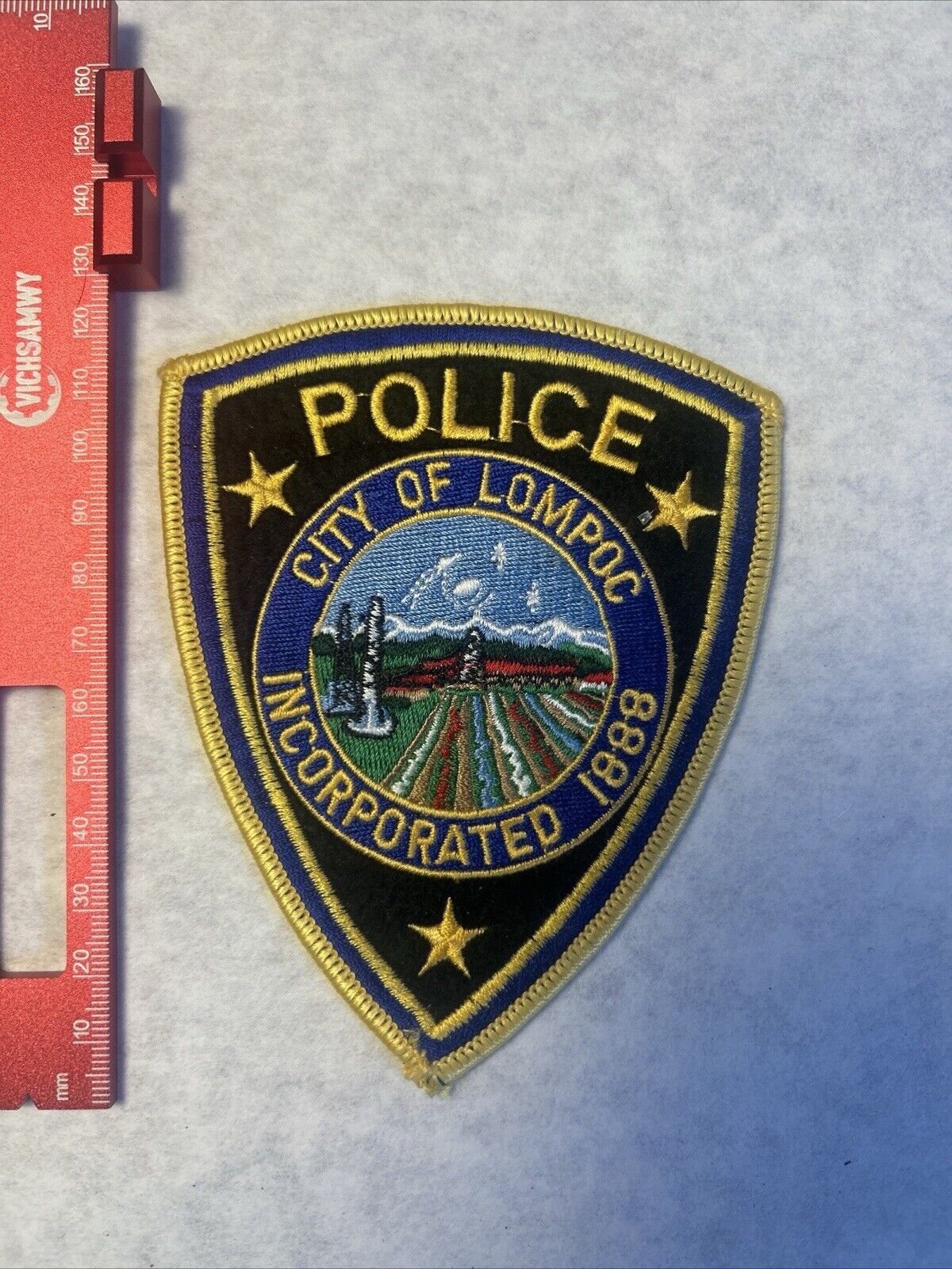 Lompoc Police (California) 2nd Issue Shoulder Patch