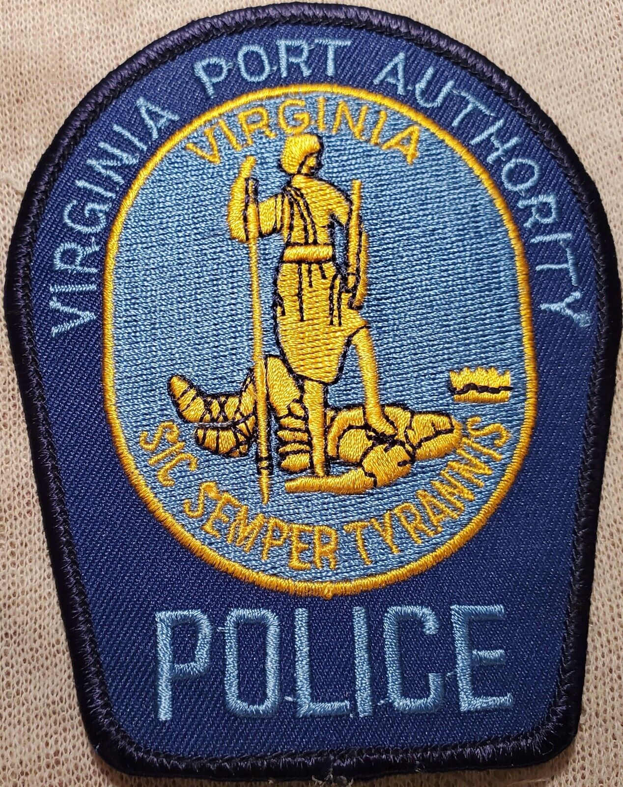 VA Virginia Port Authority Police Shoulder Patch
