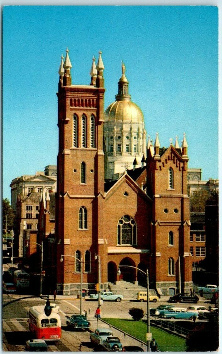 Postcard - Immaculate Conception Church - Atlanta, Georgia