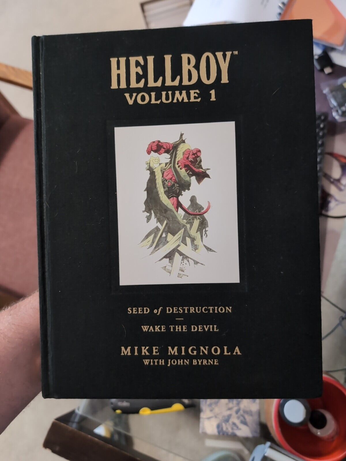 Hellboy: Seed of Destruction; Wake the Devil Vol. 1 by Mike Mignola 1st Library